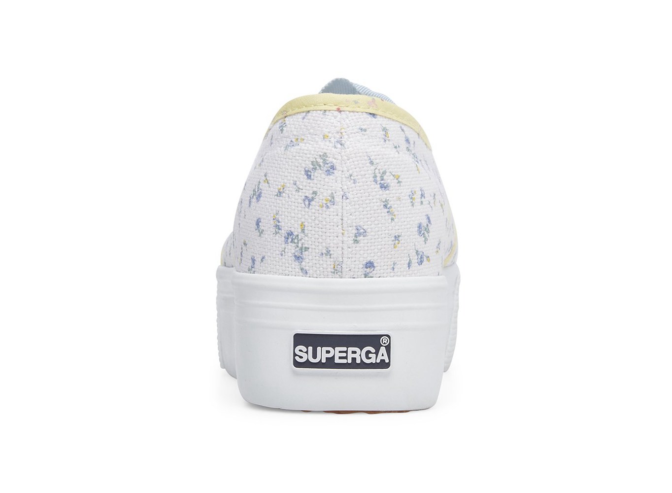 Alpargata Superga Mujer Blancas/Azules - 2790 Fancotbindingsw - 137648KDR